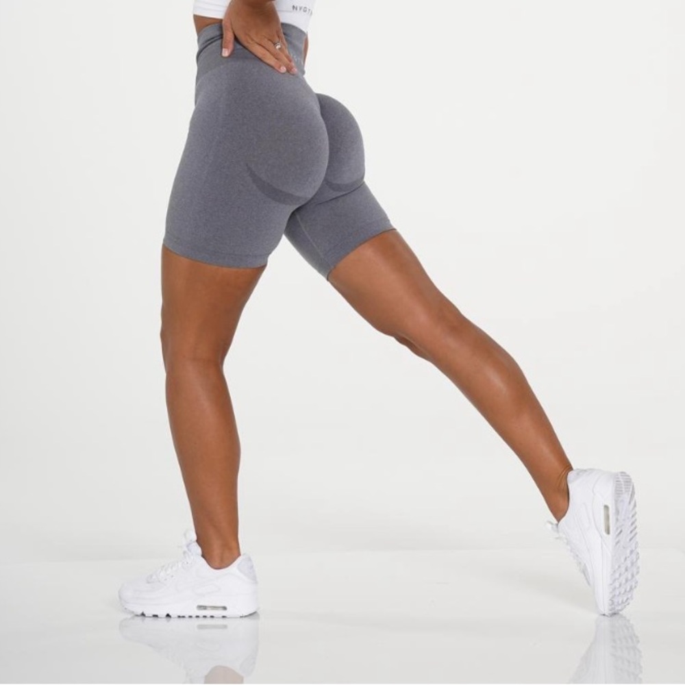 NVGTN Gray Biker Shorts